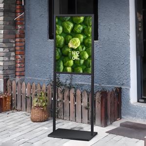 Modern Style Double-<strong>Pole</strong> Vertical KT Board <strong>Display</strong> Rack Stand High Capacity Large Size Shopping Mall Billboard <strong>Display</strong> Stand - Product Image 4