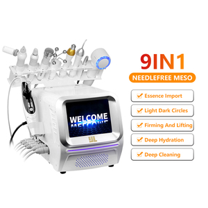 Appareil de beauté facial multifonctionnel 9-en-1 sans aiguille pour mésothérapie, nettoyage en profondeur, hydratation, lifting et raffermissement, pour la gestion cutanée en salon - Product Image 1