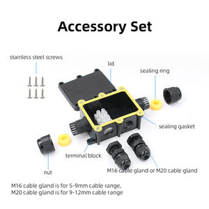 Boîte de jonction étanche IP68 avec bornes câble extérieur boîte de jonction souterraine lumière de <span class=keywords><strong>jardin</strong></span> boîte étanche Deenlai FSH713-4P - Product Image 4