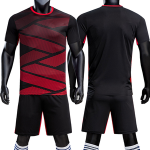 Los niños adultos en nombre y número de impresión de Futbol camisas traje de pantalones cortos <span class=keywords><strong>camisetas</strong></span> de fútbol - Product Image 2
