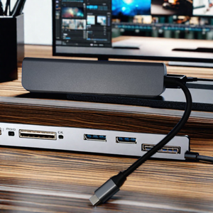 Hub USB avec charge rapide 100W Type-C en alliage d'aluminium 5-8 ports USB 3.1 pour lecteur de carte SD 2.0 Stock disponible - Product Image 4