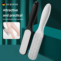 Haute qualité double face pied lime callosités outils de pédicure professionnels peau morte grattoir ponceuse talon poussoir pour les soins des pieds