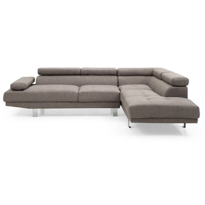 Tùy Chỉnh Phòng Khách Sofa Hiện Đại L Hình Dạng Gấp Vải Góc Sofa Với Có Thể Điều Chỉnh Tựa Đầu - Product Image 4