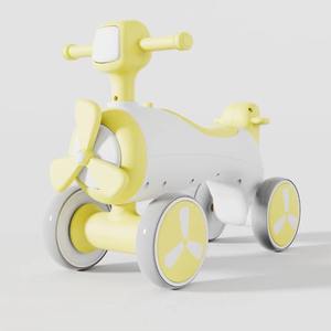 Voiture à pousser pour tout-petits en plastique coloré à 4 roues avec musique et lumières, modèle <span class=keywords><strong>avion</strong></span> - Product Image 4