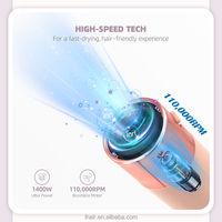 RUCHA 9-in-1 Haarstyler Haarstyling-Werkzeuge Automatischer Lockenstab Heißer Kamm Ionischer Hochgeschwindigkeits-BLDC-Haartrockner-Bürste
