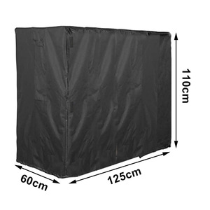 Firewood <b>Rack</b> Cover 125x60x110cm Waterproof Oxford Cloth Outdoor Protection - Product Image 1