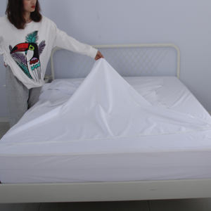 Nouveau <span class=keywords><strong>produit</strong></span> : Protège-<span class=keywords><strong>matelas</strong></span> 2 en 1 avec fermeture éclair, housse de <span class=keywords><strong>matelas</strong></span> imperméable, compatible avec une profondeur de 9 à 18 pouces - Product Image 2