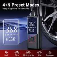 Wireless 6000mAh 150PSI Portable Car Compressor Pump Dual Screen Display Tire Inflator ABS Material Cordless for Car