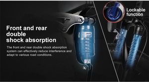 Sepeda Gunung Listrik UK Dropshipping Full Suspension LO26-II-YD 26 inci dengan Baterai 48V14AH, Rem Hidrolik, dan Sistem Pintar - Product Image 5