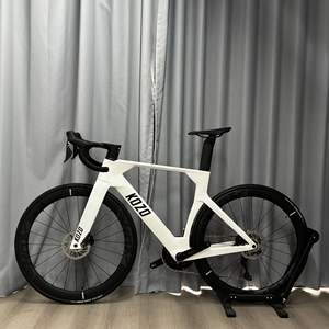 <span class=keywords><strong>Bicicleta</strong></span> de Carretera SHIMANU de 24 Velocidades con Manillar Aerodinámico, Fibra de Carbono, Frenos de Disco Hidráulicos 700C, Estilo <span class=keywords><strong>Ironman</strong></span> - Product Image 1