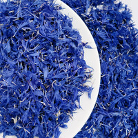 Pétales de bleuet séchés 100% naturels, bleu saphir, comestibles, colorant alimentaire naturel, vegan, décoration pour pâtisserie, thé aux fleurs santé