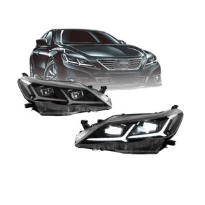 Faros LED para Mark <span class=keywords><strong>X</strong></span> 2009-2013, Secuenciales Completos, 3 Proyectores, Color CYH 6000k - Product Image 3