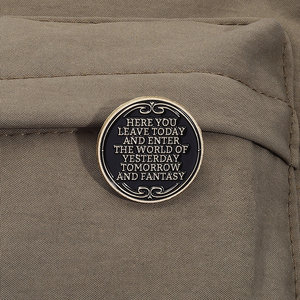 Broche en émail humoristique, tous les <span class=keywords><strong>drames</strong></span> doivent rester sur scène, badge <span class=keywords><strong>de</strong></span> revers, bijoux pour sac à dos, cadeau pour amis, vente en gros - Product Image 3