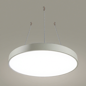 Nouveau diamètre créatif 750mm 30 "Led suspension pour hôtel salon cercle blanc cadre en aluminium linéaire LED lampes suspendues - Product Image 1