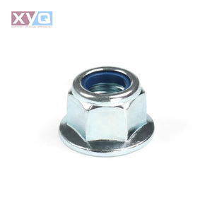 Tuercas de seguridad hexagonales con inserto no metálico DIN1663, tuercas hexagonales de bloqueo para bridas, suministro inmediato M6 M8 M10 M12 M16 M20 Grado 4.8/5.8 - Product Image 5