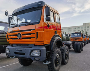 รถบรรทุกเบนซินรุ่นใหม่ปี 2026 BEIBEN 8x8 420 แรงม้า ยูโร 3 ดีเซล แชสซีรถบรรทุกขนาดเล็กสำหรับงานออฟโรด รถบรรทุกขนส่งสินค้า เกียร์ FAST  บรรทุกได้ 31-40 ตัน - Product Image 3