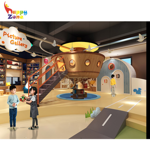 Parc d'intérieur pour enfants, aire de jeu souple, personnalisé pour tout-petits, avec <span class=keywords><strong>piscine</strong></span> de jeu interactif - Product Image 4