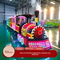 Tren turístico a vapor para niños, equipo de entretenimiento no inflable para centros comerciales y áreas de ocio, para todas las ocasiones, directo de fábrica.
