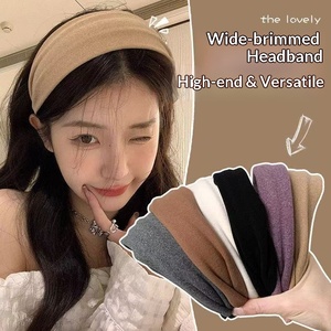 French style simple wide-brimmed all-match hairband temperament fashion cute girl sweet temperament hair accessories - Product Image 1