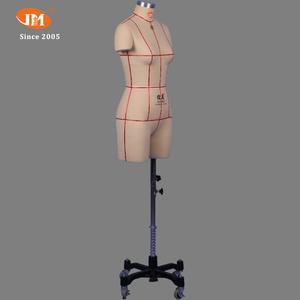 Bền Sợi Thủy Tinh Nữ Thân Manikin Nửa-Cơ Thể Ăn Mặc Mẫu May Thợ May Mannequin Cong Thiết Kế Cho Nhà Thiết Kế Thời Trang - Product Image 3