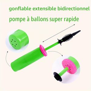 Plastic Single Nozzle Manual Hand <b>Pump</b> for <b>Balloons</b> and Inflatable Products for Christmas and Halloween - Product Image 2