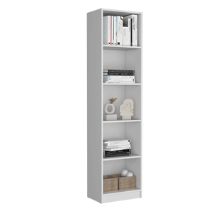 Juego de Librerías de Cedro de 2 Piezas para Sala de Estar con 6 Estantes, Diseño Moderno y Contemporáneo, Muebles para el Hogar Independientes - Product Image 3