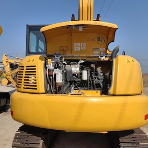 รถขุดตีนตะขาบ Komatsu PC70 มือสองพร้อมเครื่องยนต์ Komatsu และใบมีดดันดิน มีสินค้าในสต็อก - Product Image 2