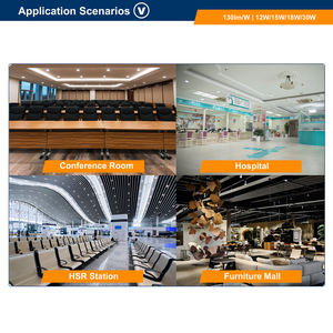 Plafonniers encastrés LED intelligents, système de contrôle d'éclairage intelligent pour usage résidentiel et commercial - Product Image 6