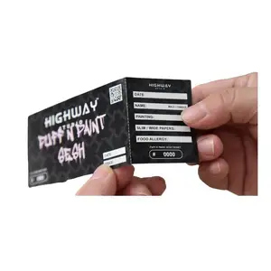 Personalized Tickets 1 Side Tickets Printing Sequential Number Ticket Booklets