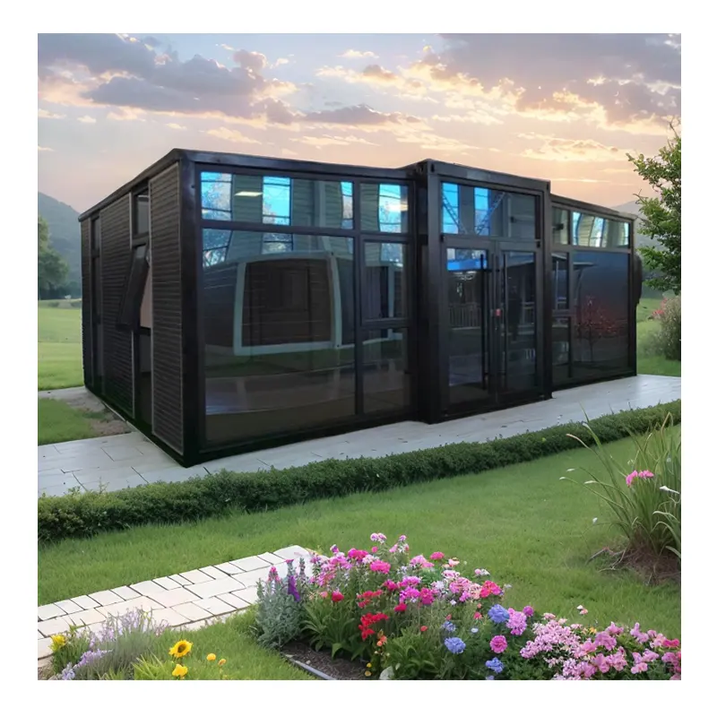Giá rẻ Giá bán Đúc Sẵn 2 phòng ngủ thiết kế sang trọng sẵn sàng thực hiện nhỏ Tiny nhà Modular Home biệt thự container đôi nhà