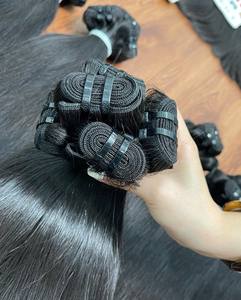 LISTO PARA ENVIAR 100% Extensiones de cabello rizado birmano vapor humano vietnamita al por mayor mejor calidad de gran proveedor - Product Image 2