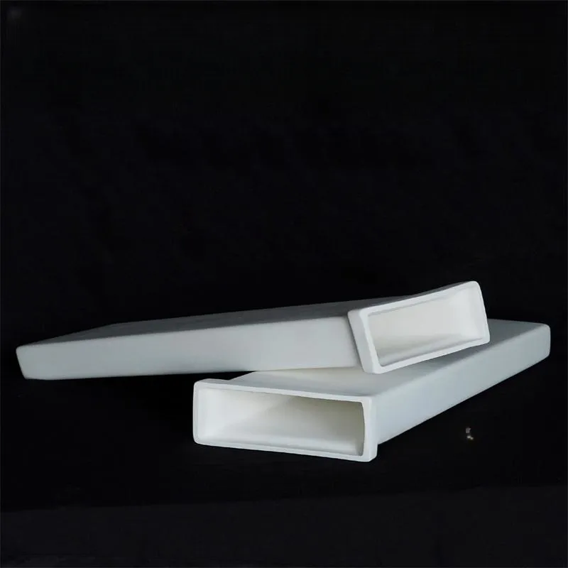Alumina ceramic crucible for industry application has high strength and pressure resistance  Chrome Purifying System