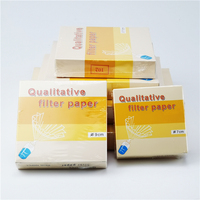 Filtre de laboratoire chimique, 125mm, papier filtre de qualité, pour analyse des produits chimiques, vente en gros d'usine