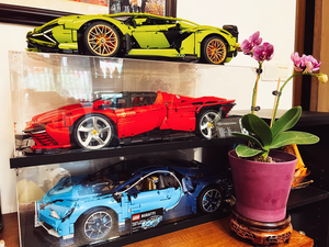 Teknik 1:8 37 3696 buah mobil olahraga Super 81996 blok bangunan mobil Model mainan Supercar balap dunia Model mobil olahraga terkenal