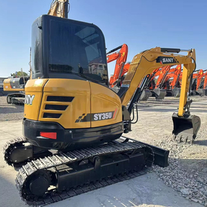 <strong>Used</strong> SANY SY35U Forestry Garden Farm Work Hydraulic 3.5 Ton <strong>Mini</strong> <strong>Excavator</strong> Shovel <strong>Excavator</strong> for Sale - Product Image 1