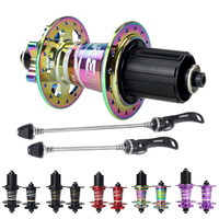WAKE – moyeux de vélo 32H, roulements 6 cliquets arc-en-ciel vtt 7075 en alliage d'aluminium pour vélo de route, gros Cycle, ven