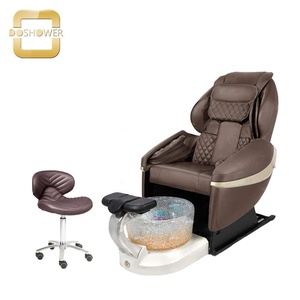 Sillón de mediados de siglo, silla combinada de pedicura, silla manual de manicura y pedicura - Product Image 3
