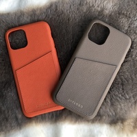 Uslion — coque en cuir véritable fait à la main pour iPhone 13, étui avec porte-carte