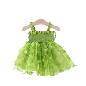 Offre Spéciale papillon appliques <span class=keywords><strong>habiller</strong></span> robes pour bébé filles 0-24 M bébé Tulle bébé fille robe d'été - Product Image 6