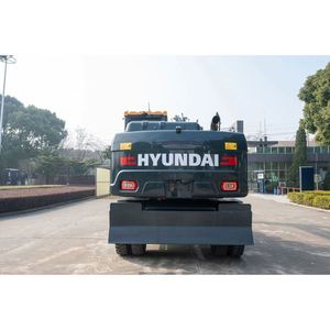 New Hyundai HW150A Wheeled Excavator 15 Ton Mobile Digger 40km/h Travel Speed Cummins Engine 2-Piece Boom Urban Construction - Product Image 3