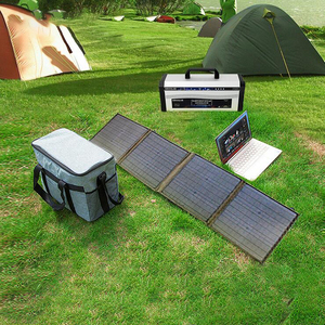 Chargeur solaire portable pliable Wilderness Essential 60W USB+DC avec batterie intégrée - Product Image 4