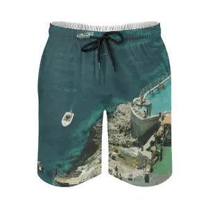 Custom Print And Logo Men's Beach Shorts On Stock Streetwear Shorts