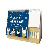 Personnalisé 365 jours quotidien détacher Table support de bureau A2 en bois calendrier personnalisé 2025 pour le bureau à domicile