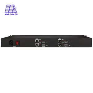 ตัวเข้ารหัส HDMI 4ช่องสัญญาณแบบติดตั้งในแร็ค H.264ไปยัง RTMP RTSP UDP HLS สตรีมมิ่งตัวเข้ารหัส