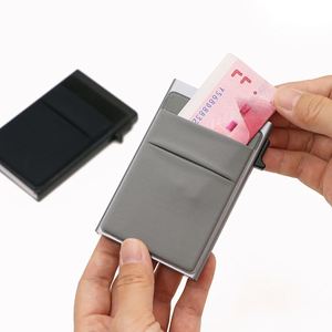 Porte-cartes Pop-up Anti-RFID Ultra-Mince avec Poche Élastique pour Cartes de Crédit – Idéal Voyage et Affaires - Product Image 3