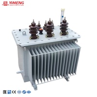 Transformateur de distribution triphasé immergé dans l'huile, bobinage en cuivre 33 kV, 50/60 Hz, certifié IEC, transformateur électrique