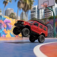 Voiture télécommandée RC Rock Crawler SUV 4x4 tout-terrain avec pneu de secours et phares antibrouillard, homologuée EN71 CE