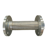 Tuyau flexible en acier inoxydable tressé SUS304 de 4 pouces, 6 pouces, 8 pouces, connexion flexible, tuyau métallique.