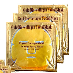 Masque facial en feuille de bio-collagène or 24 carats, hydratant, anti-âge, nourrissant, masque cristallin pour peaux grasses/combinaison - Product Image 2