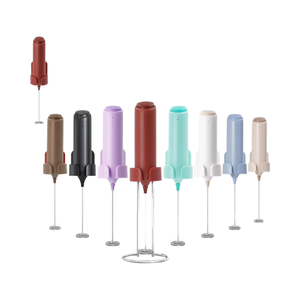Espumador de leche nano ecológico de plástico recargable, eléctrico de montaje en pared Espumador de café, mezclador de bebidas de mano, fabricante de espuma para café - Product Image 1